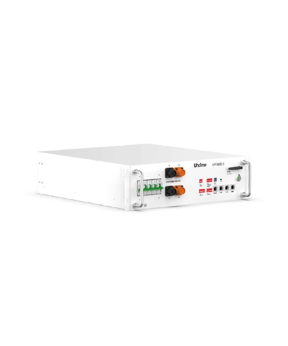 Batería de Litio para paneles solares 5kWh 48V Rack Uhome LFP 5000B - Imagen 3