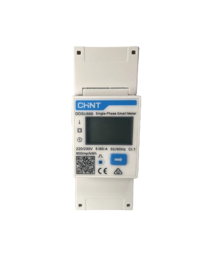 Smart Meter Chint DDSU-666 0.25A~5A 80Amax 1P 230V Medición Directa hasta 10kW - Vista principal