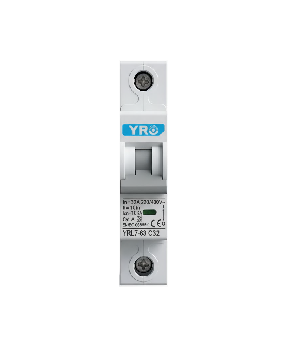 Interruptor Automático YRO YRL7-63 6kA Unipolar 32A 6kA 230/400V  AC - Imagen 1