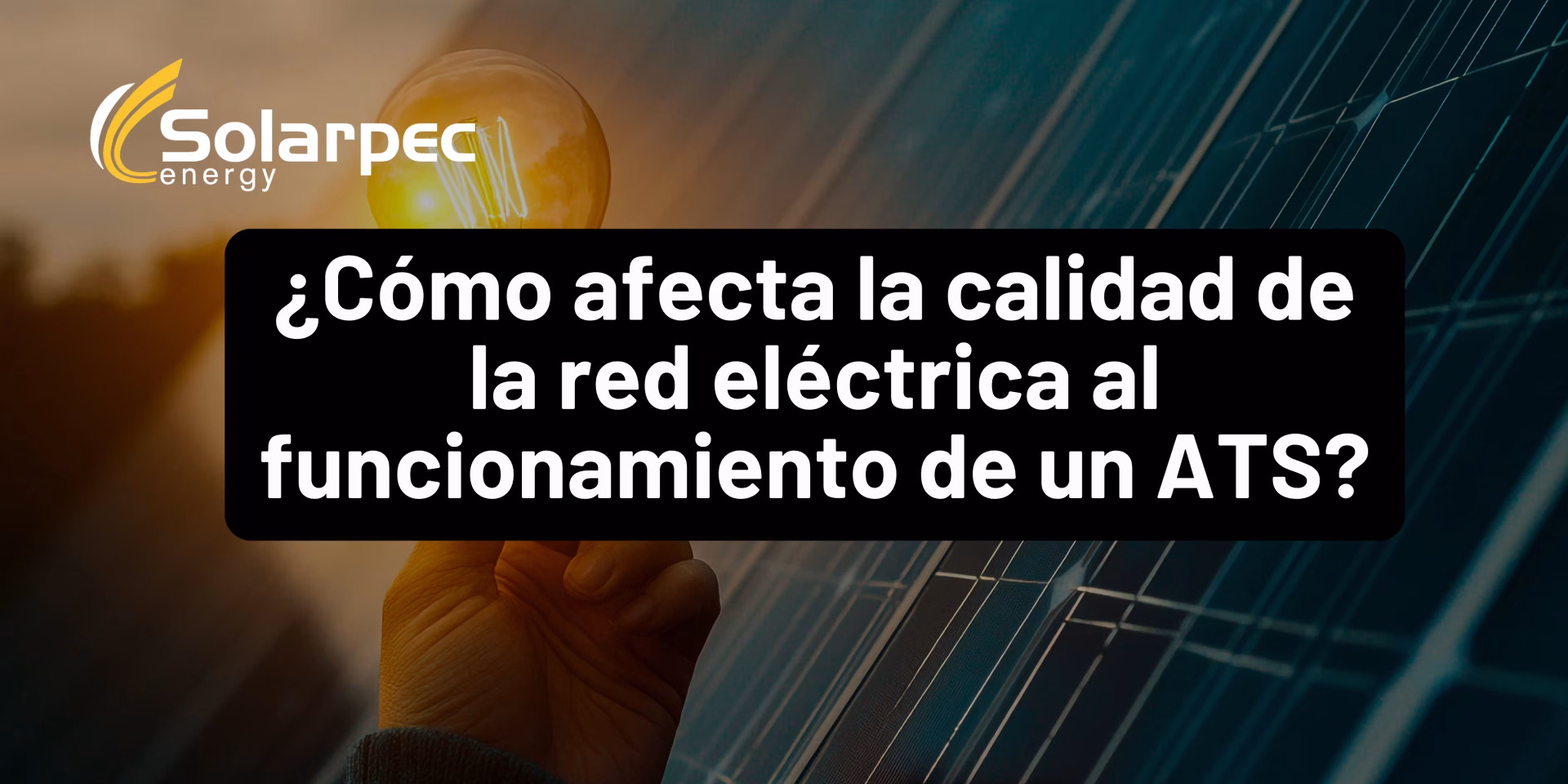¿Cómo afecta la calidad de la red eléctrica al funcionamiento de un ATS?