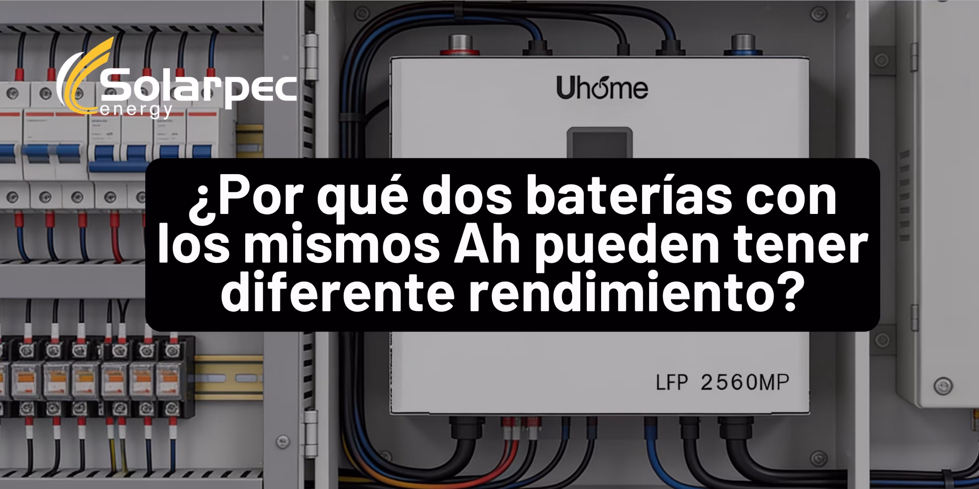 ¿Por qué dos baterías con los mismos Ah pueden tener diferente rendimiento?