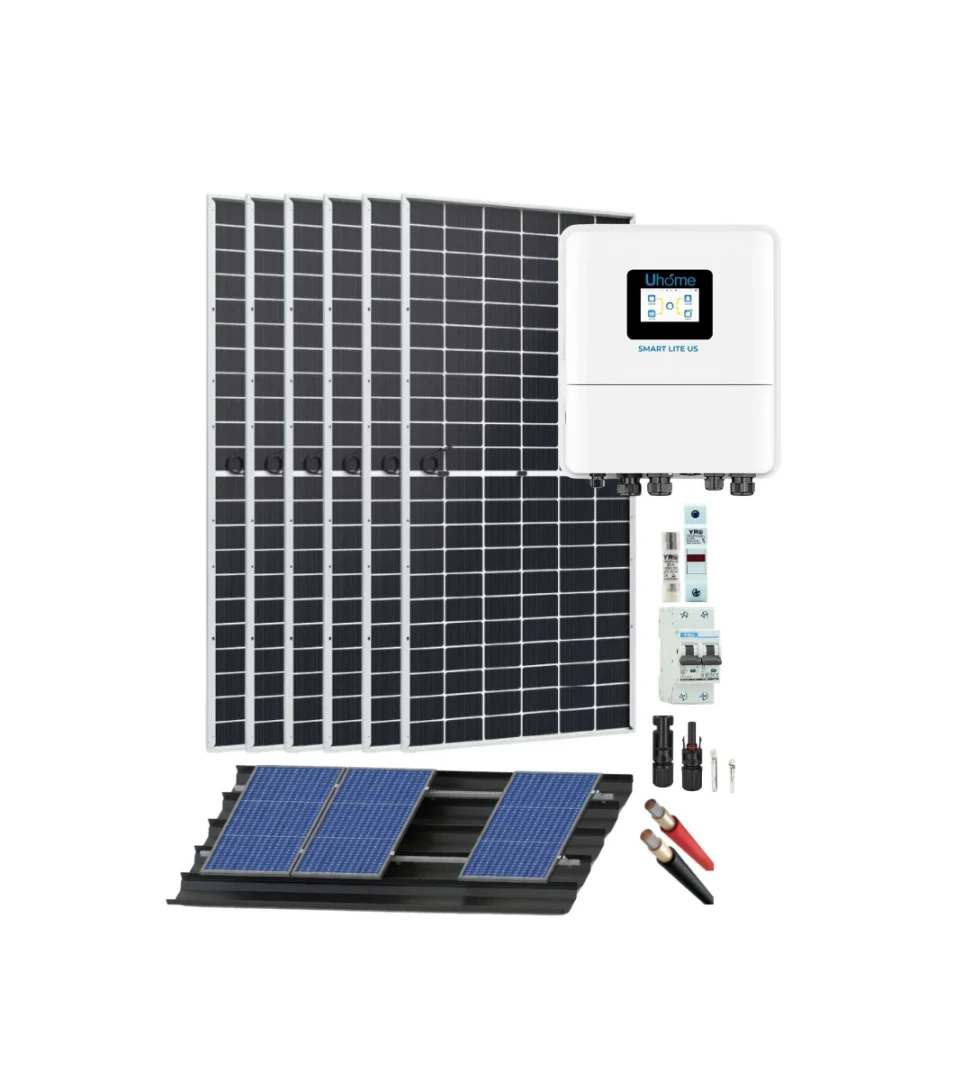 Kit Solar para Instalación de Paneles Solares 768kWh mes 