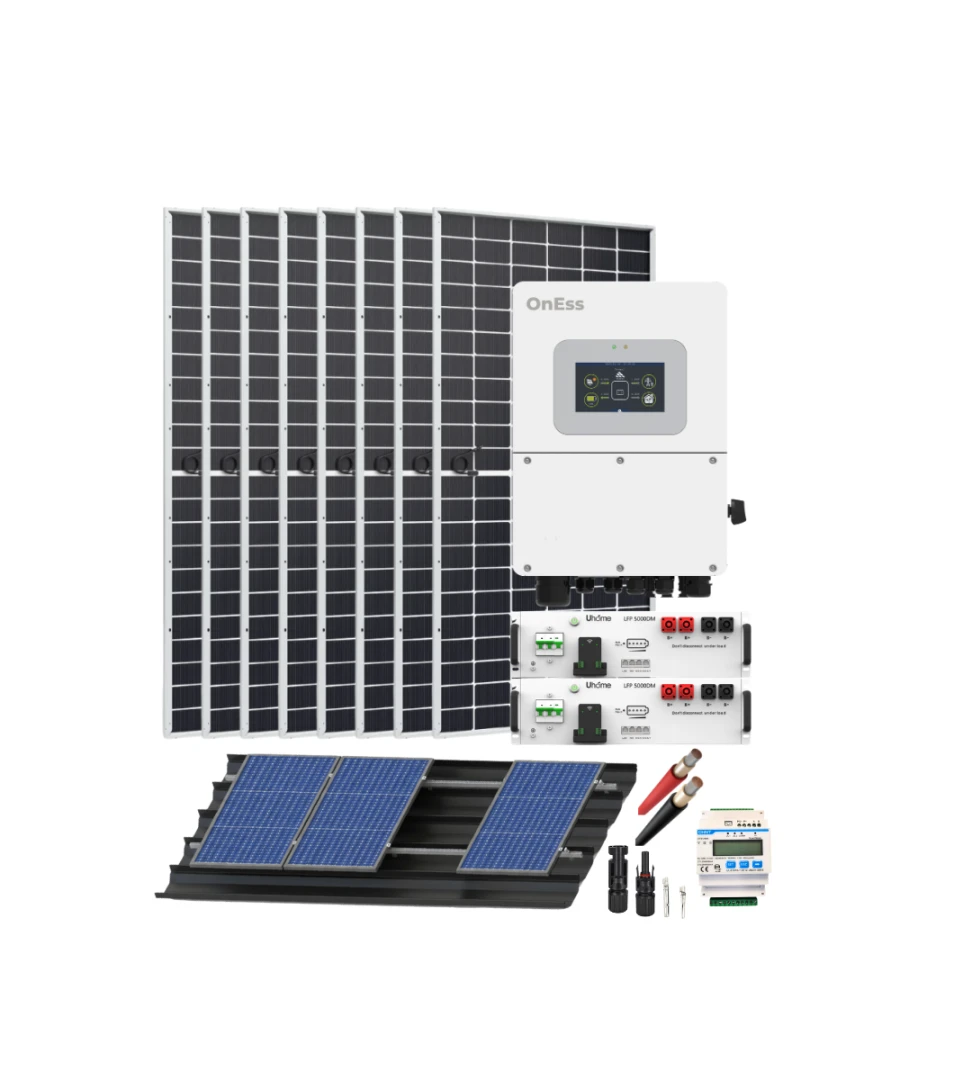 Kit Solar sistema fotovoltaico 5000W OnEss - Uhome Full BackUp 25600Whdia