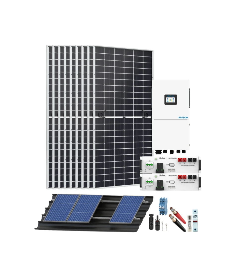 Kit Solar para instalación de paneles solares 11400W - Full Backup Uhome 28800Wh
