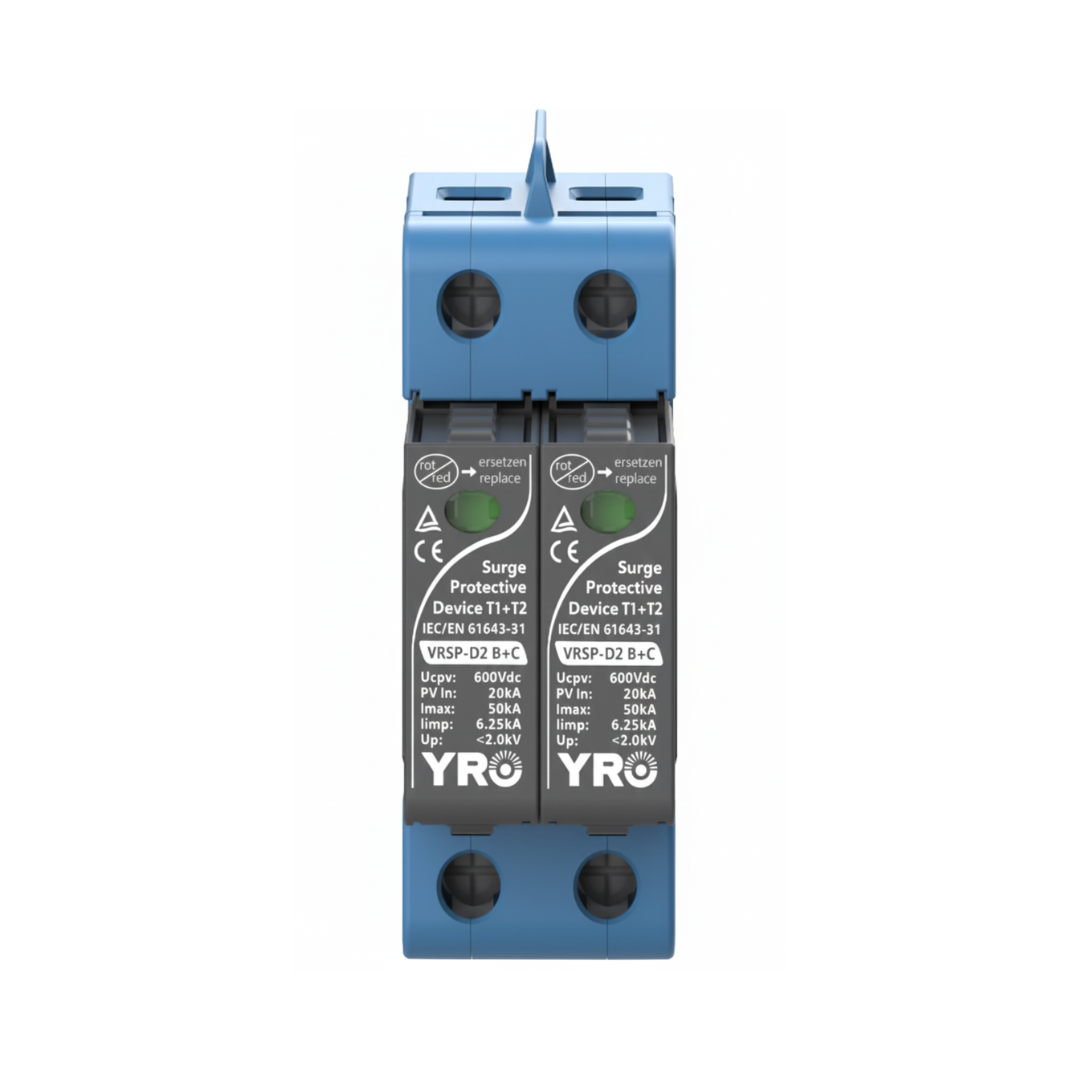 DPS Sobretensiones YRO YRSP-D2 T1+T2 2P 20-50KA I-6,25kA 600V DC - Vista principal