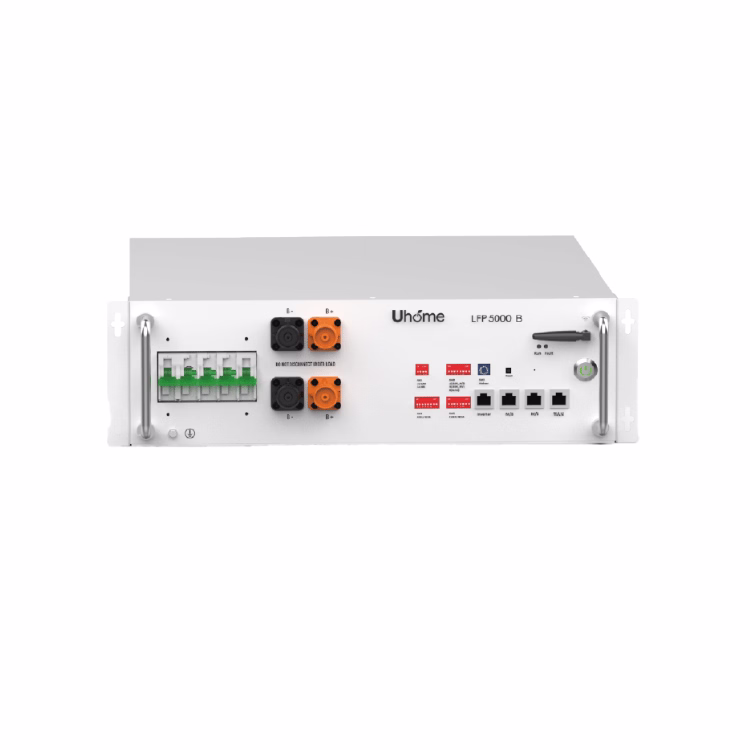 Batería de Litio para paneles solares 5kWh 48V Rack Uhome LFP 5000B - Vista principal