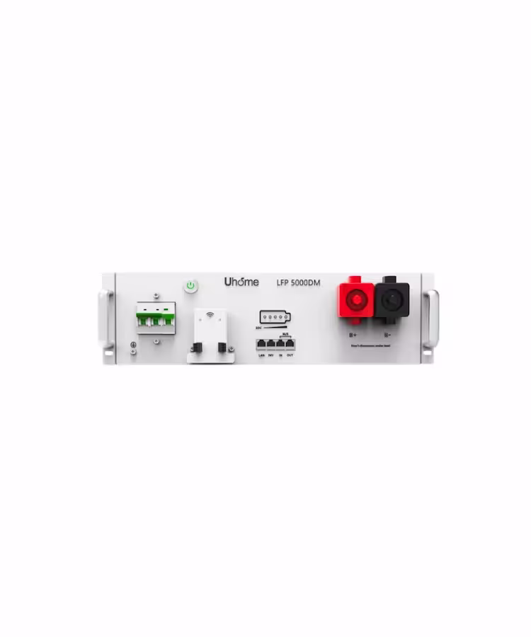 Batería de Litio Solar 5kWh 48V Rack Uhome LFP 5000DM - Vista principal