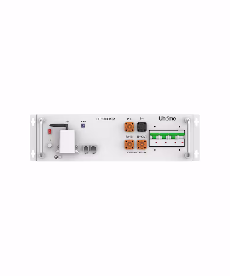 Batería de Litio Alto Voltaje 5kWh  Rack Uhome LFP 5000SM - Vista principal