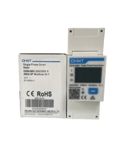 Smart Meter Chint  DDSU-666 CI.1 0.25A~5A 80Amax 1P 230V Medición Directa hasta 12kW - Imagen 3