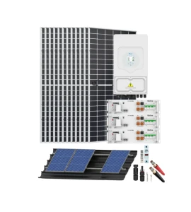 Kit solar sistema fotovoltaico con baterías 7500W + 15000Wh de almacenamiento
