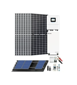 kit solar para instalación de paneles solares Full Backup 3000W Uhome - acumulación 32000Whdía - Imagen 1