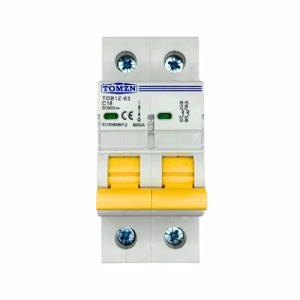 Interruptor Automático TOMZN TOB1Z-16 2P 16A 600V DC - Imagen 1