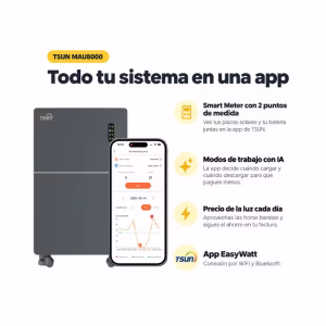 Batería de Litio AC TSUN TSOL-MAU8000 8kWh - 3.6kW - Imagen 6